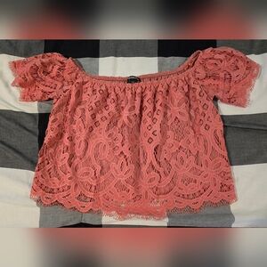 Express Lace Cropped Top